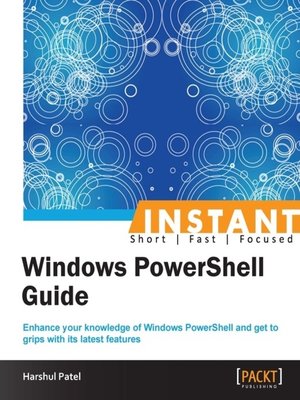cover image of Instant Windows PowerShell Functions